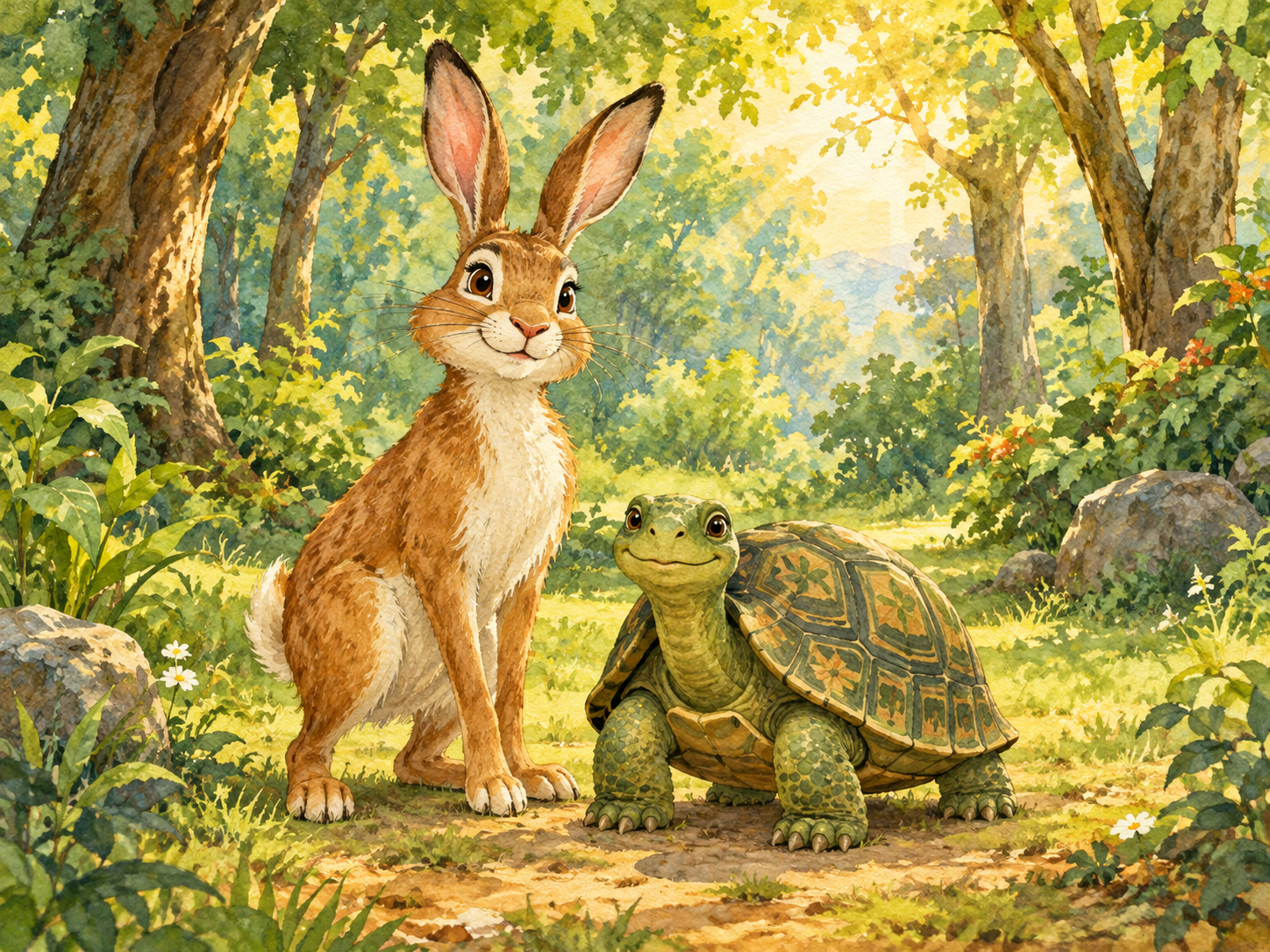 The Hare and the Tortoise
